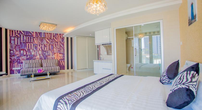 Sanya 1119 Theme Apartment الغرفة الصورة